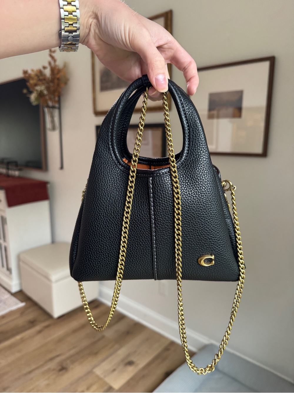 Coach black leather Lana shoulder bag 19